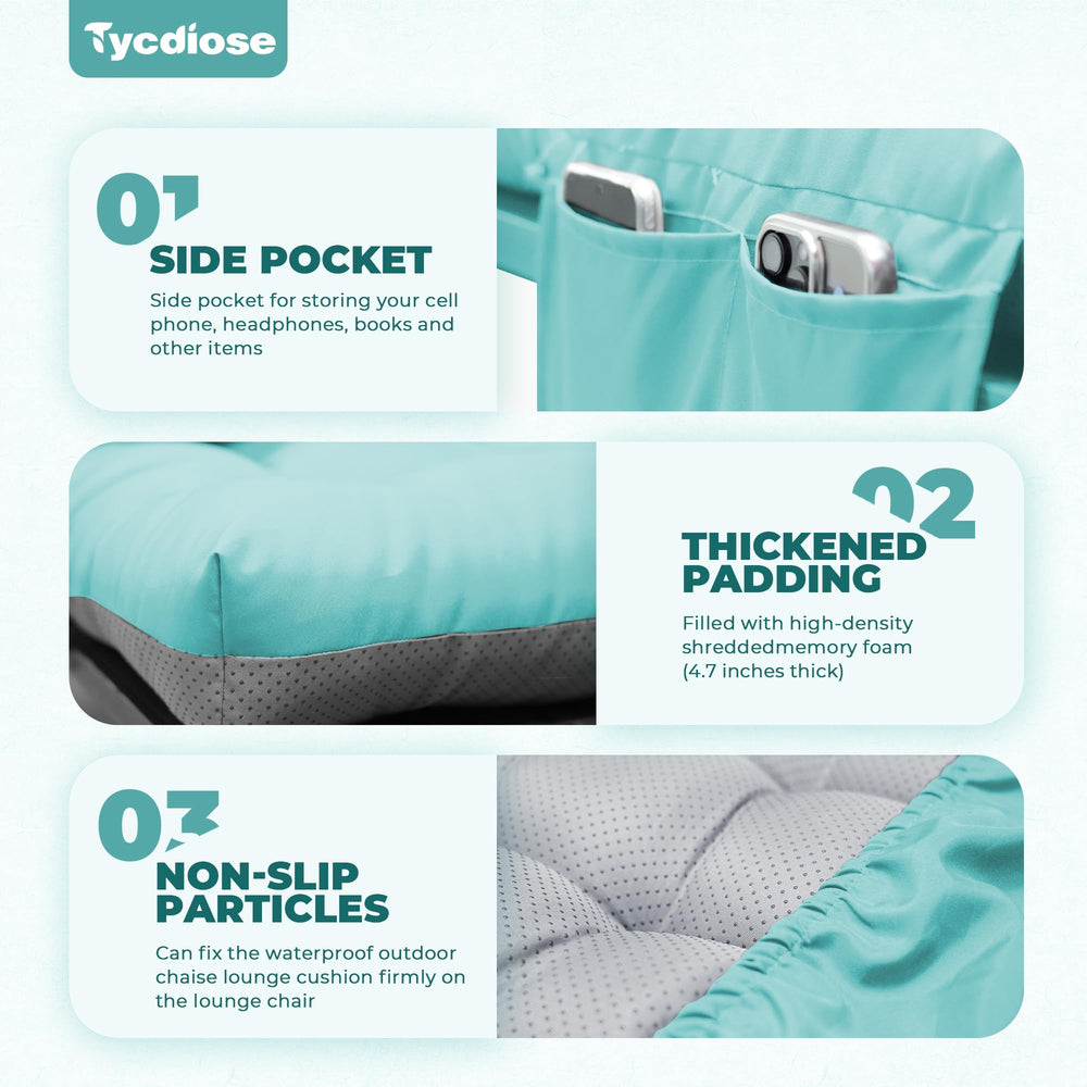 Tycdiose corte del relleno memory, soporte ergonómico y recuperación rápida