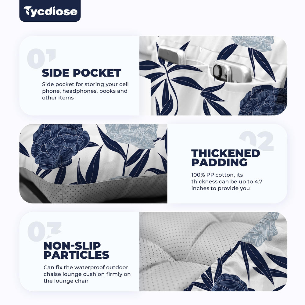 Tycdiose side pocket holding phone and glasses for convenient storage