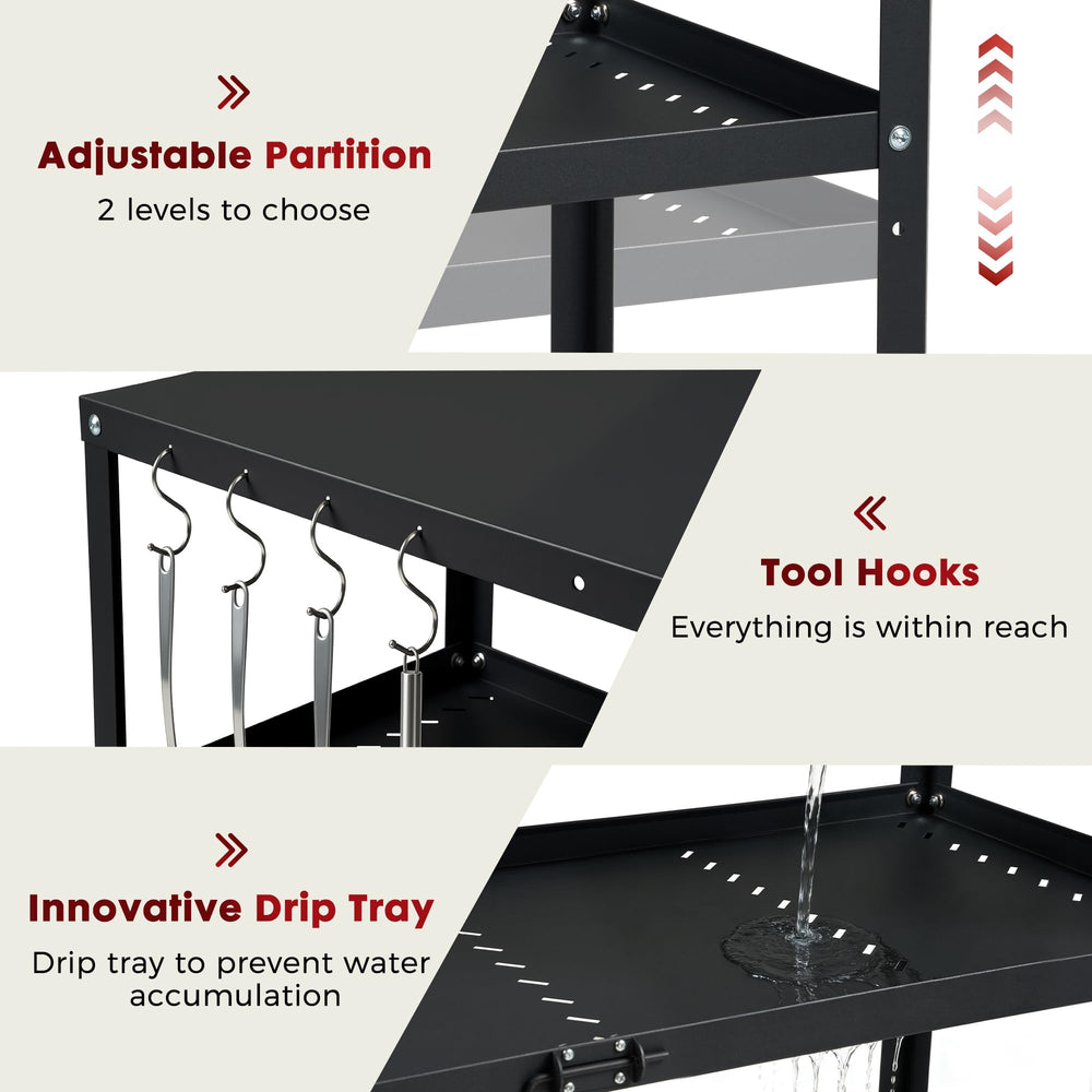 Tyfnry side handle and paper towel holder showing easy mobility and convenience