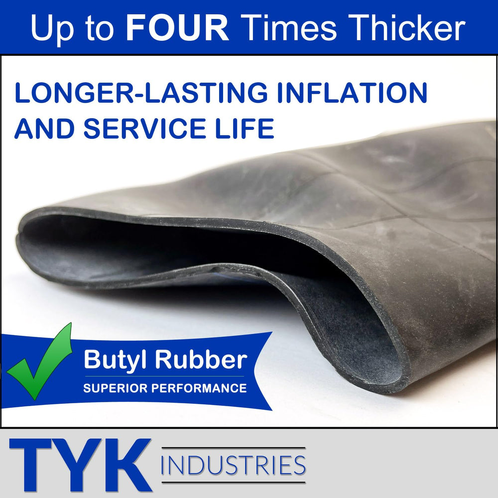 TYK Industries thick butyl rubber texture close view, improved puncture resistance