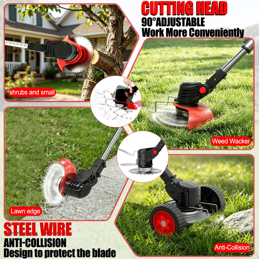 TYLUOHK detachable wheel and ergonomic handle for comfortable, controlled edging