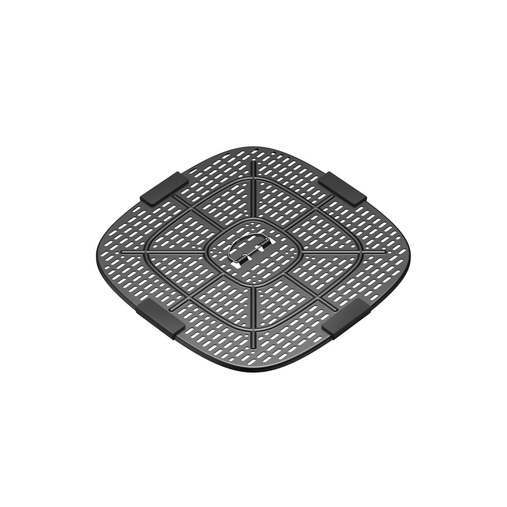 Typhur grill plate in use with steak showing even searing benefit