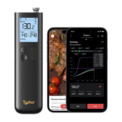 Typhur Sync Gold Gen2 front view showing base and six probes for durable monitoring