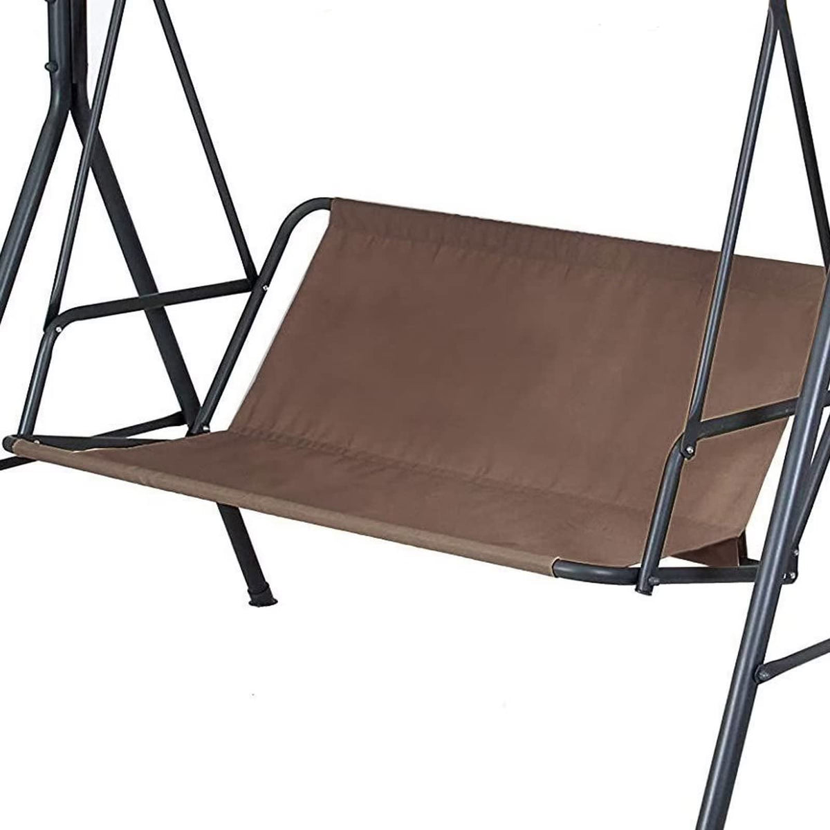 Typutomi front view of coffee seat cover showing full fit and weather protection