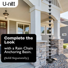 U-nitt chain handling heavy rain showcasing durable flow management benefit