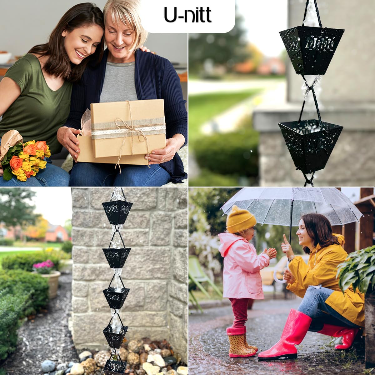U-nitt kit packaging with S-hook and clip showing ready-to-install benefit
