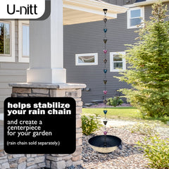 U-nitt powder-coated finish texture resisting rust for long-lasting durability