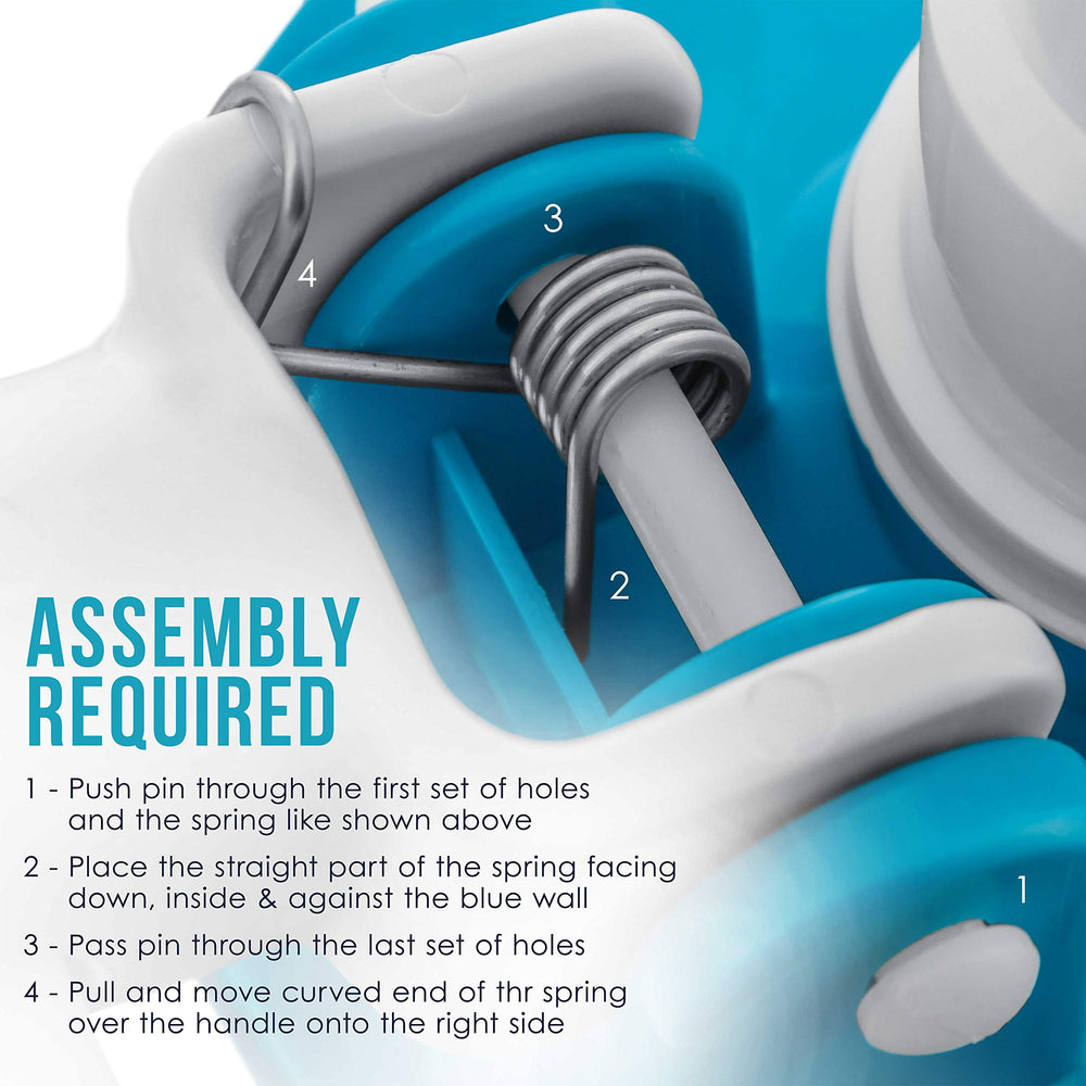 U.S. Pool Supply EZ-clip handle attachment ensures safe, fast pole changes