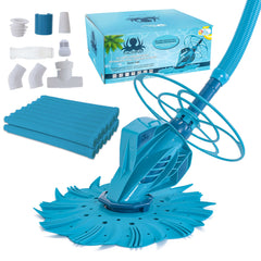 U.S. Pool Supply Octopus front view showing cleaner ready for pool use and reliable suction
