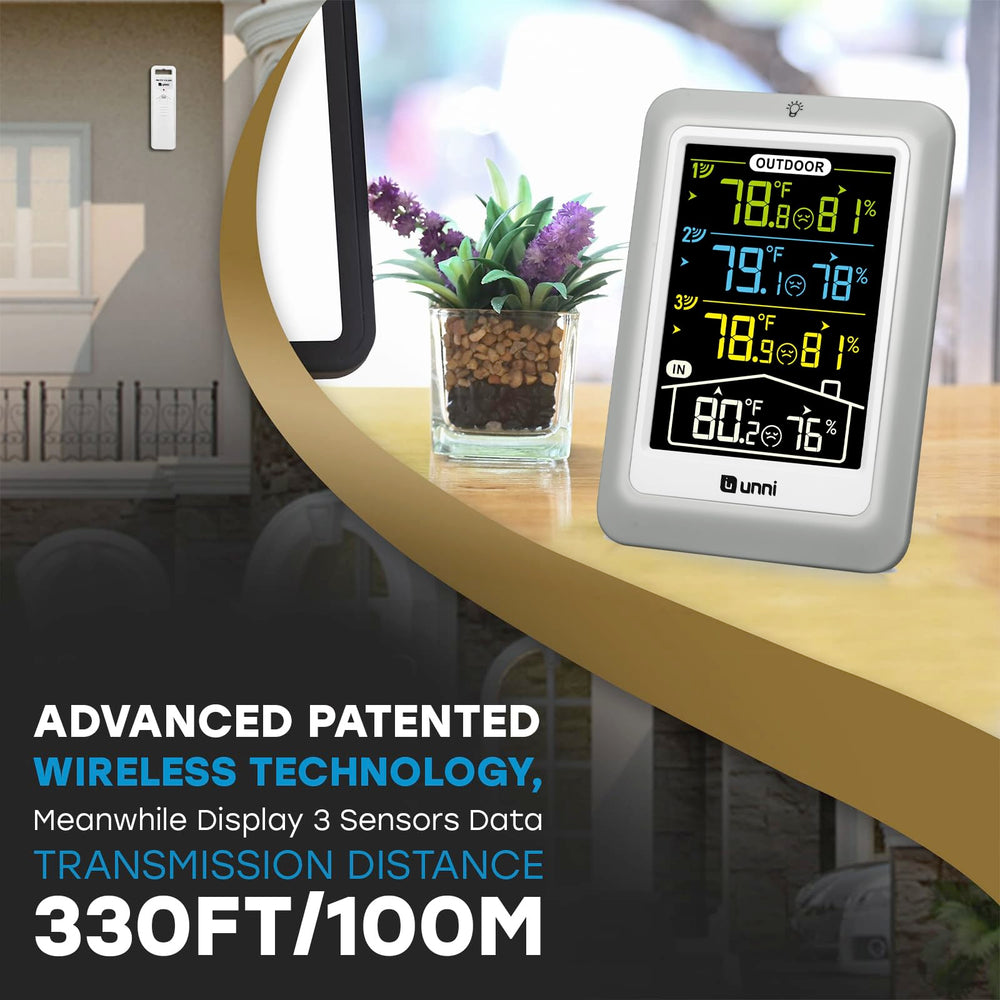 U UNNI lit 4.5-inch display with backlight for clear night visibility