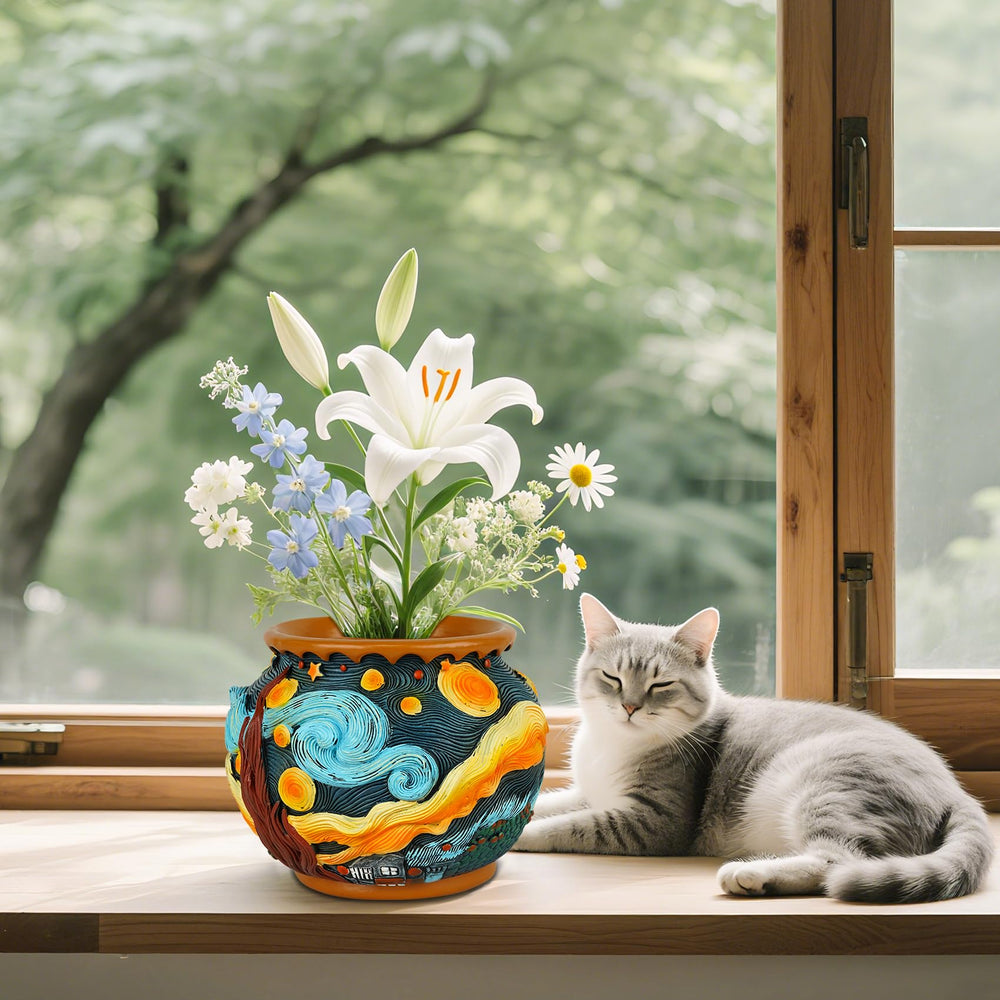 U WONDERFUL planter holding a succulent demonstrating plant compatibility