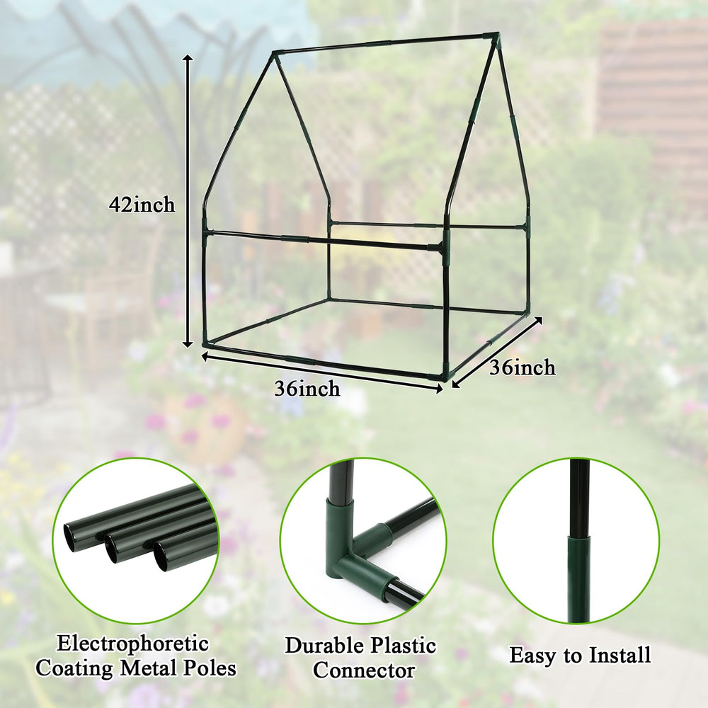 U'Artlines greenhouse set on a balcony showing practical outdoor use and season extension benefit