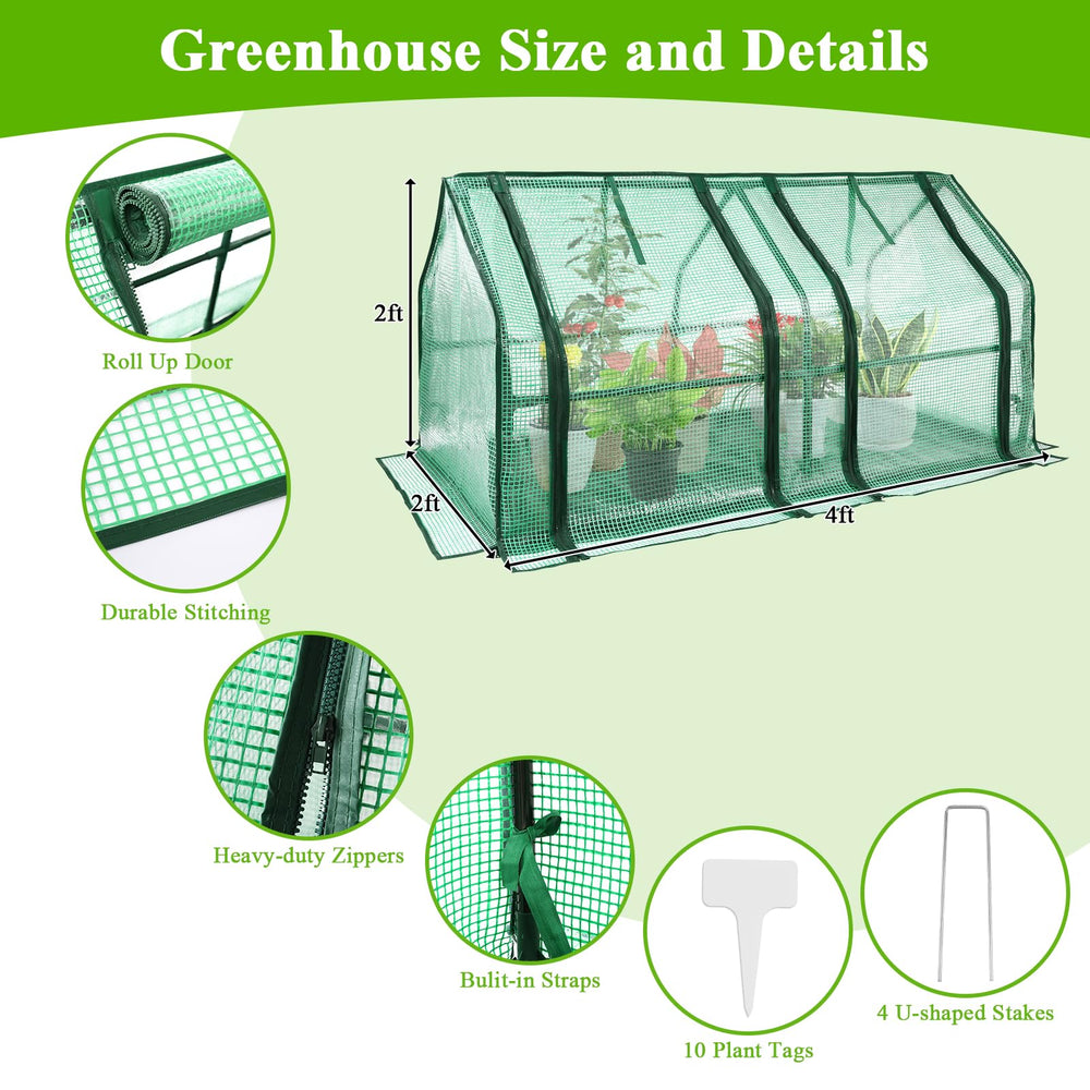 U'Artlines zippered door open for easy access and quick plant care