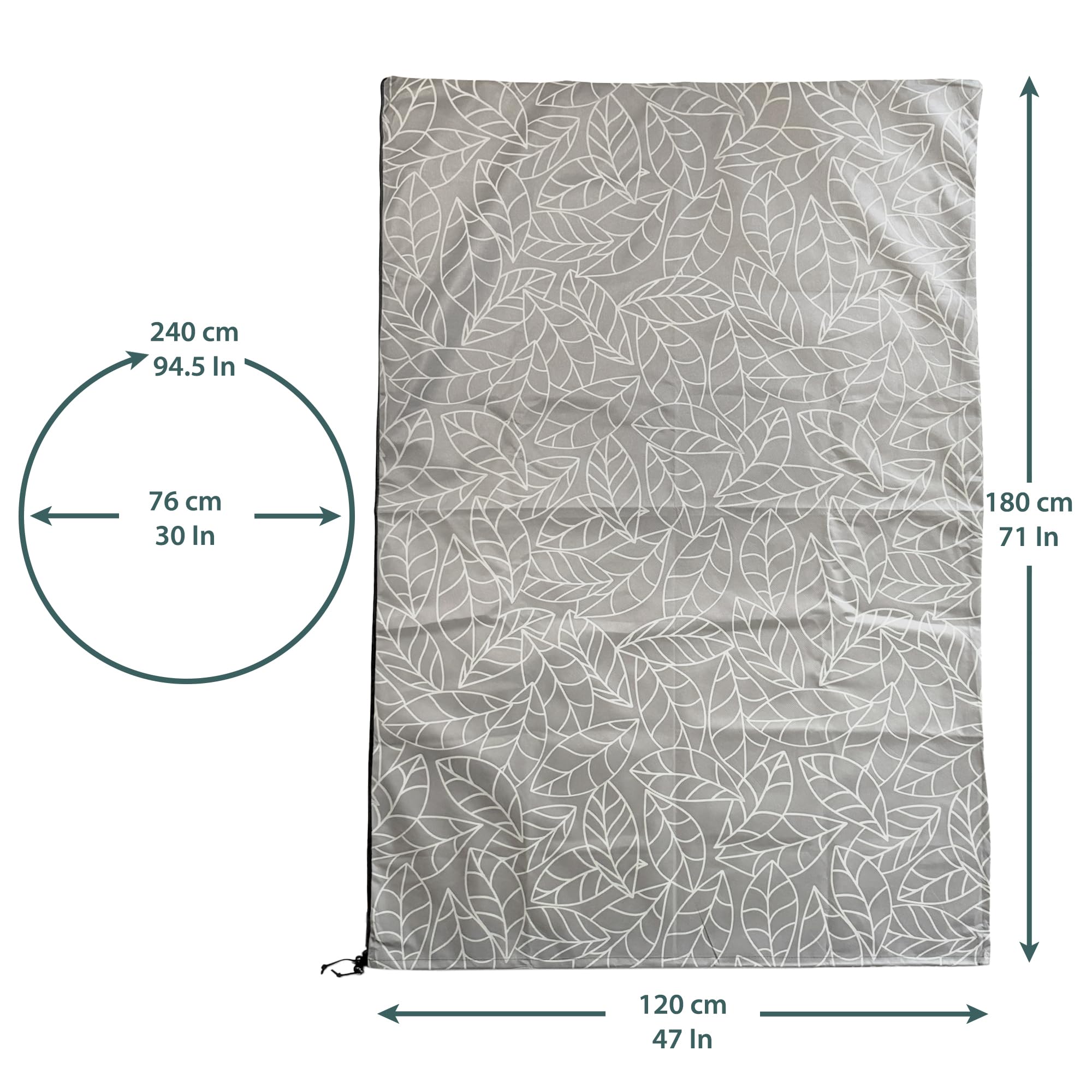 UB-STORE drawstring detail image showing quick secure fit and wind protection