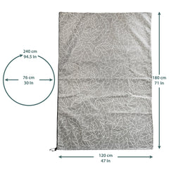 UB-STORE drawstring detail image showing quick secure fit and wind protection