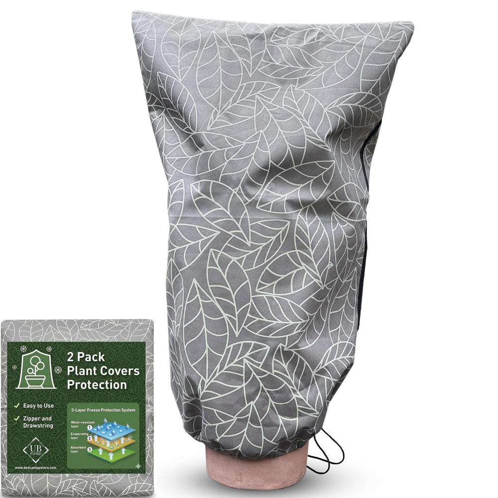 UB-STORE front packaging showing two frost blanket covers and benefits