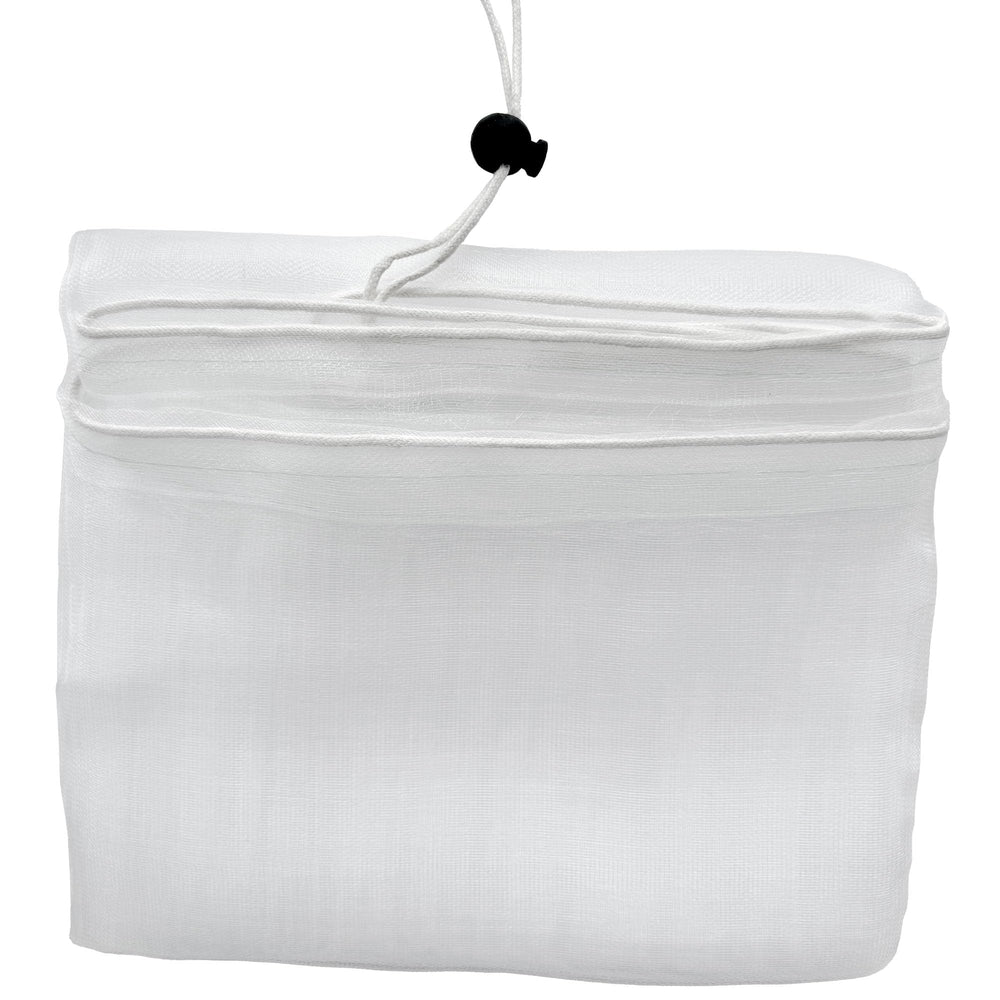 UB-STORE garden bed with nets protecting multiple fruiting shrubs