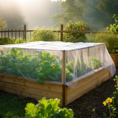 UB-STORE net fitted on a window frame allowing airflow while keeping insects out