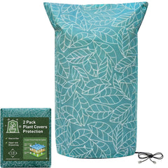 UB-STORE front view of 47x71 plant cover showing pack and label benefit: weather protection