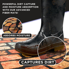 ubdyo rubber backing detail preventing slips and keeping mat in place