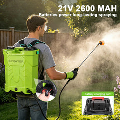 Ublue telescopic wand and eight nozzles detail for versatile spray patterns