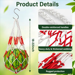 UCandy close knit mesh detail highlighting reinforced weave that cushions and protects fruit