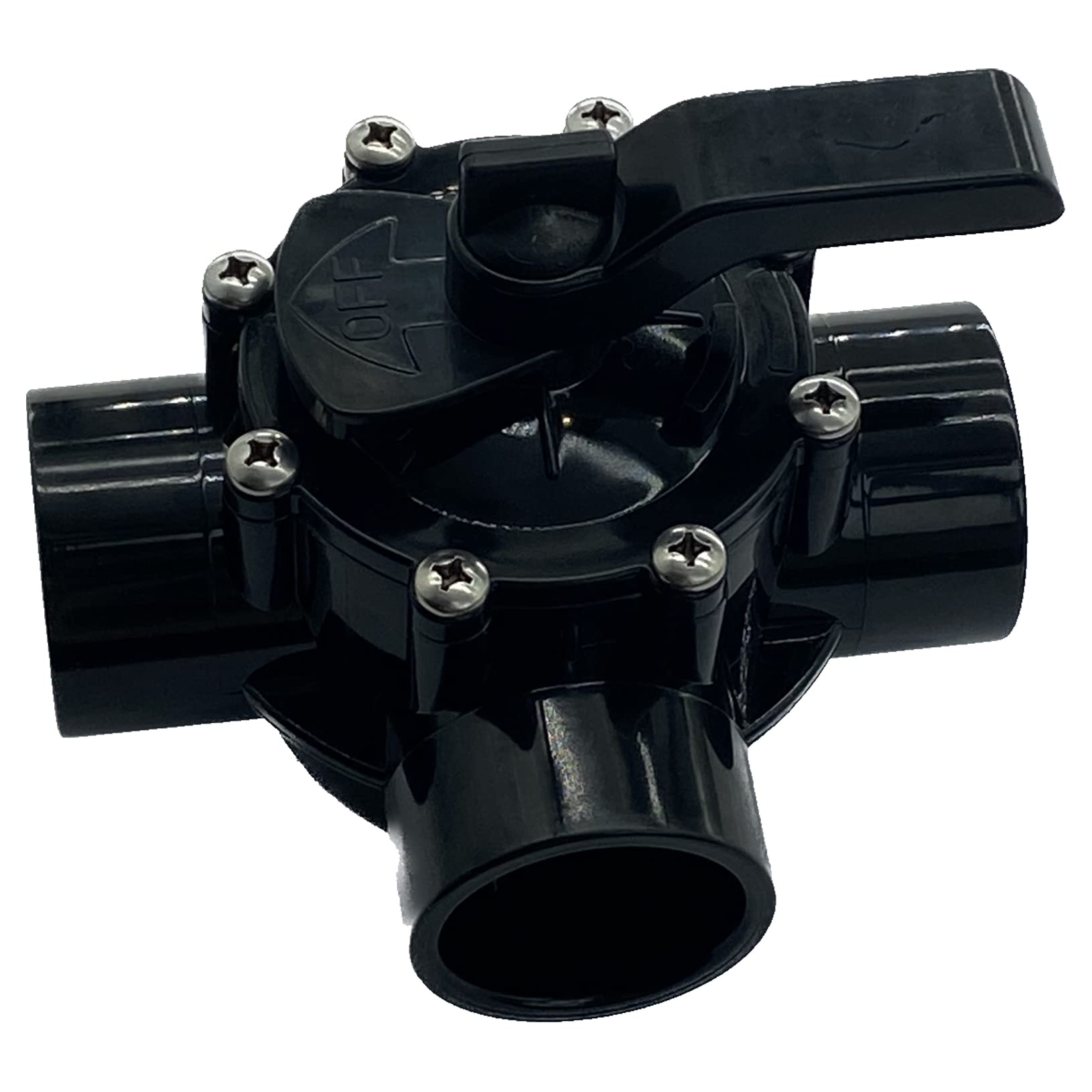 UcarSoon front view of diverter valve showing compact form and easy replacement benefit
