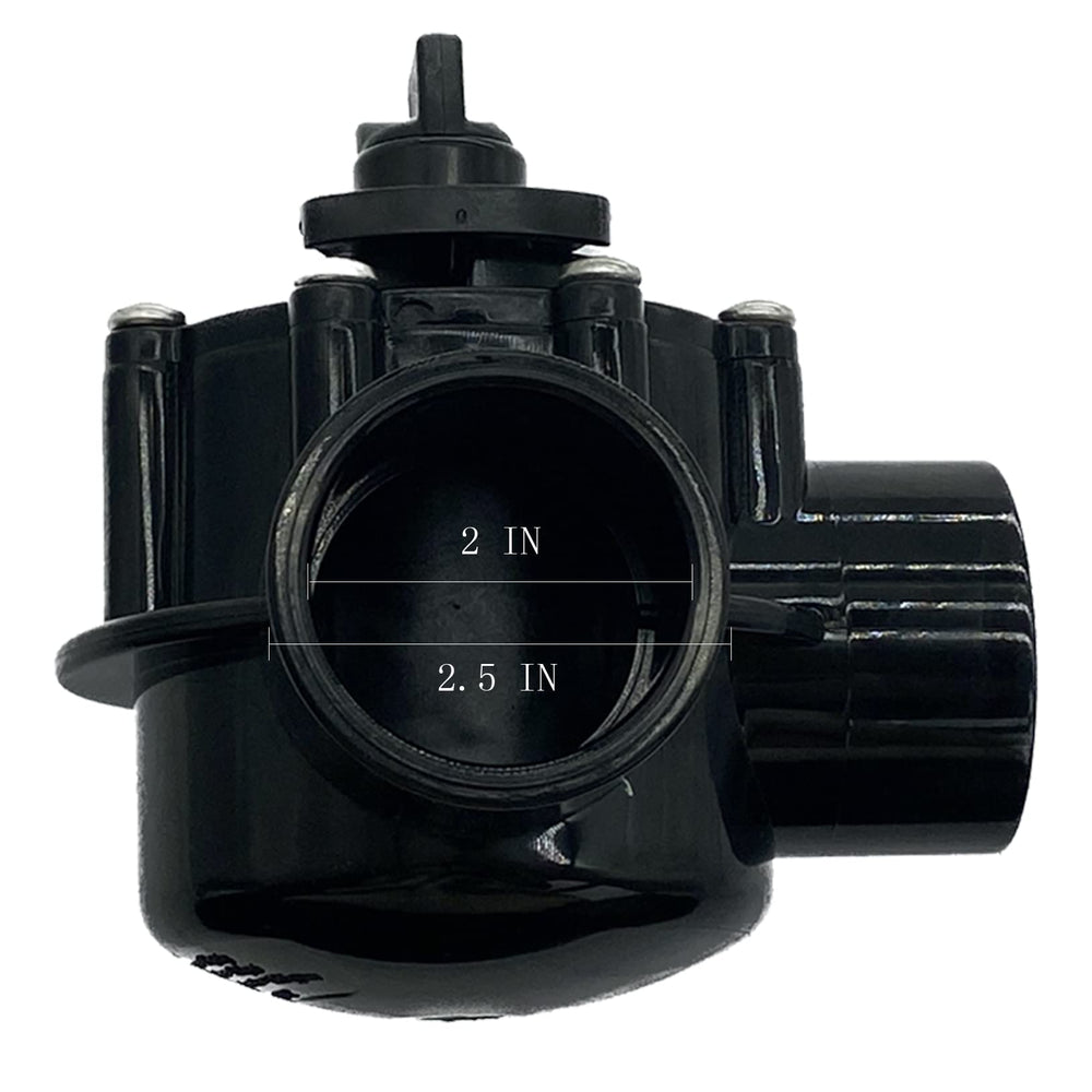 UcarSoon top view of handle and ports showing clear flow control labeling benefit