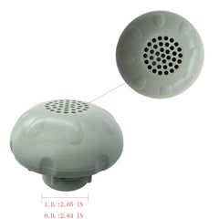 UcarSoon 1.5-inch inlet nozzle detail illustrating flow direction and precise fit advantage