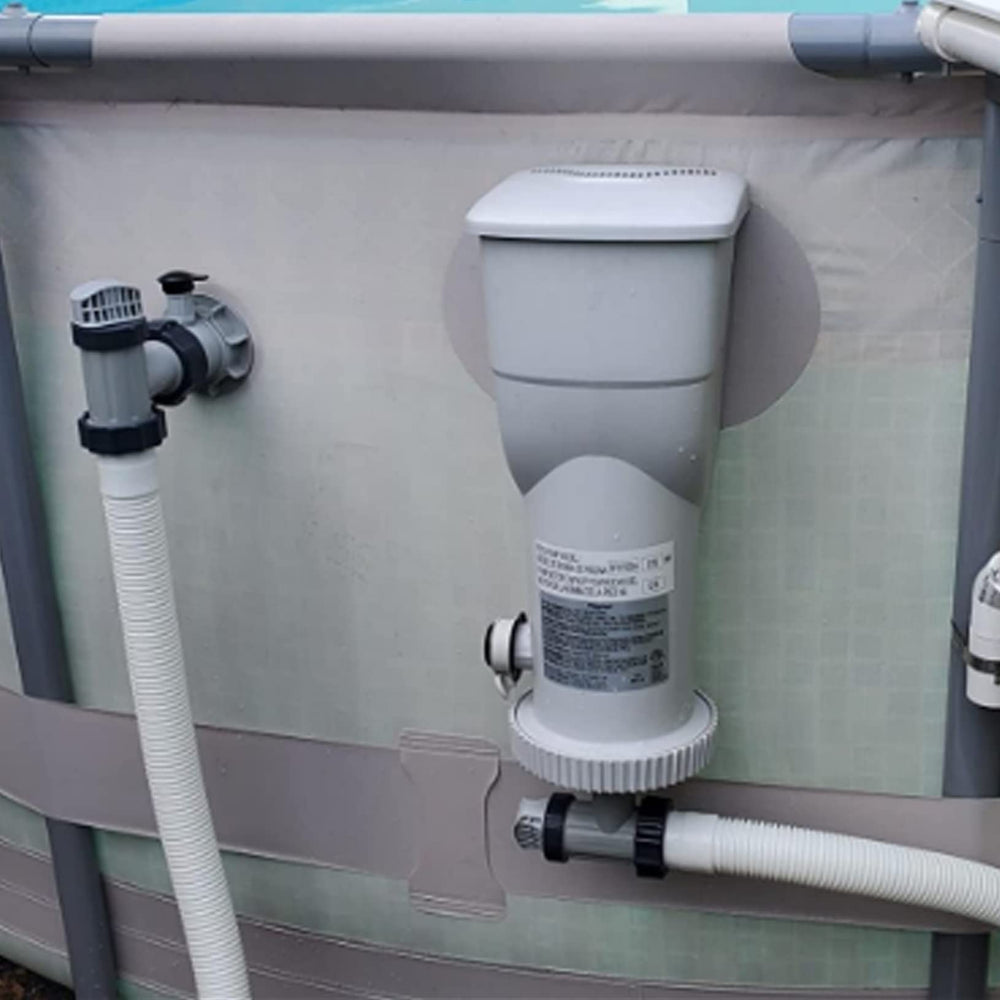 UcarSoon replacement components shown in a backyard pool scene improving circulation and reliability