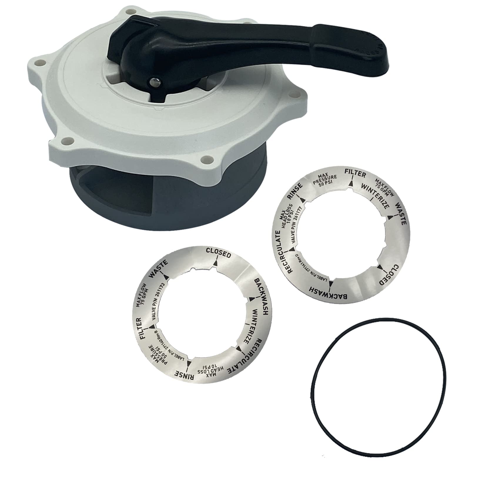 UcarSoon valve front assembly showing ports and bolt pattern for accurate fit