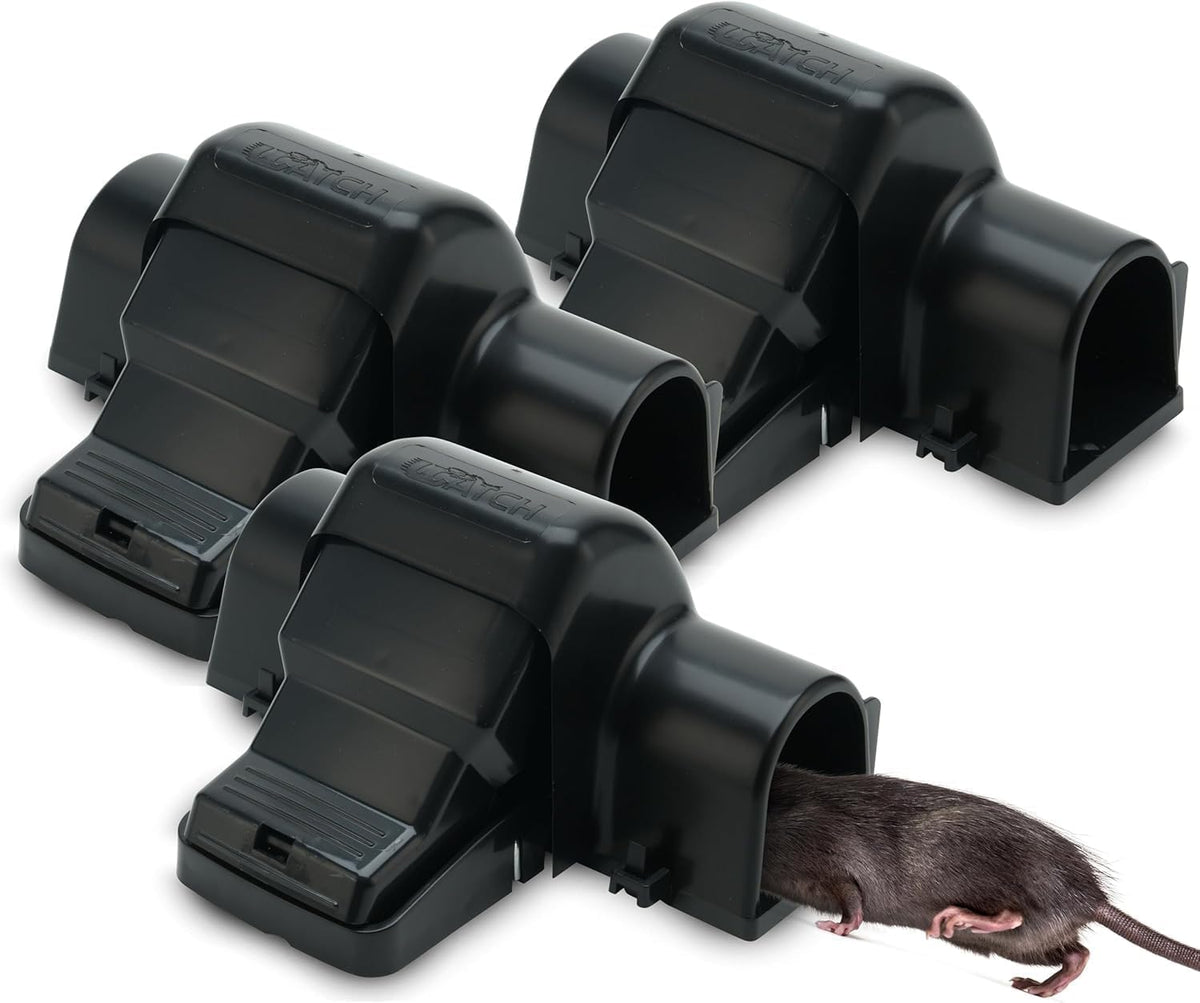 UCatch front view packaging showing three traps and benefits