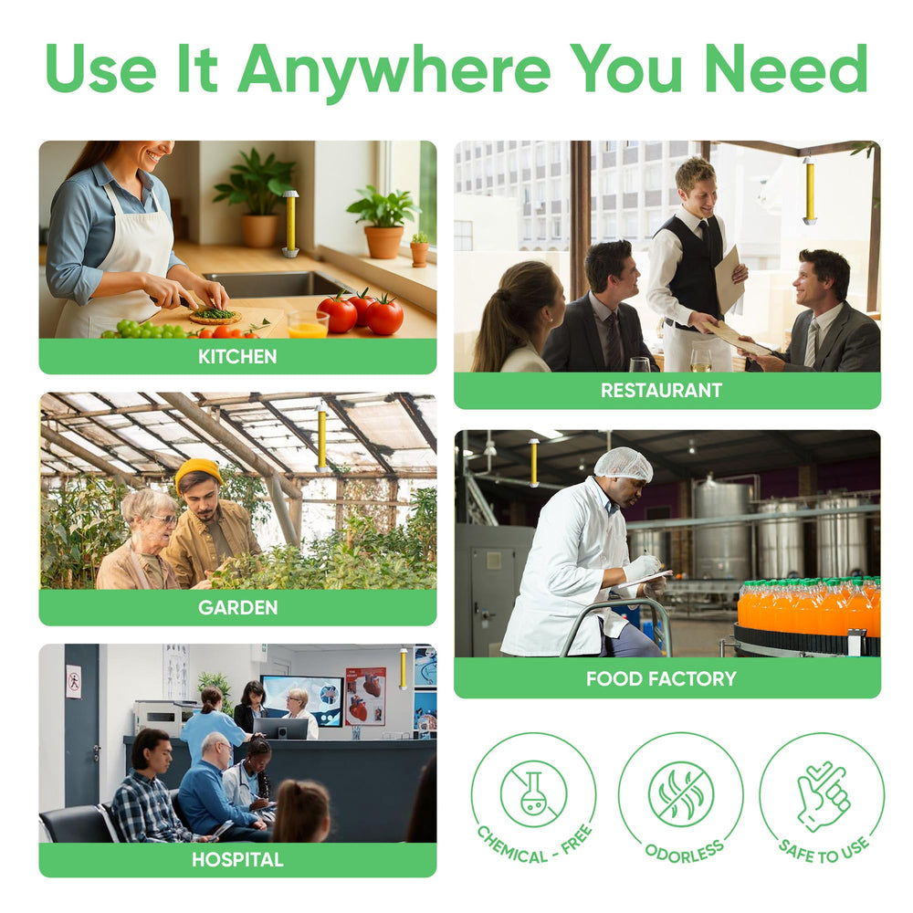 UCatch suspended in barn to protect livestock areas from pests