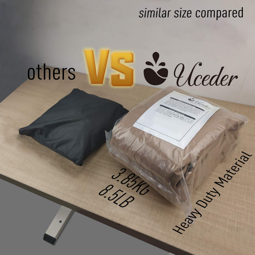 UCEDER lifestyle patio image showing cover protecting spa in yard