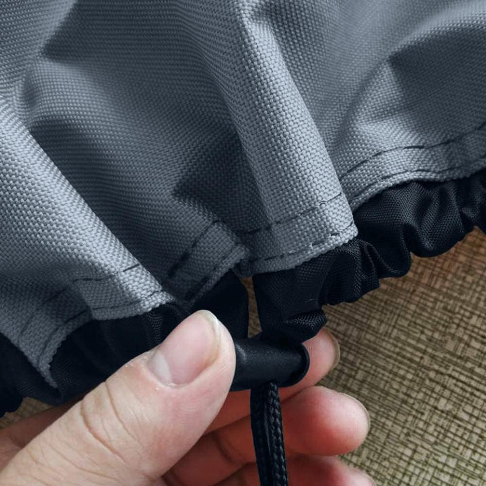 UCEDER cover size shown with person for scale and easy fitting