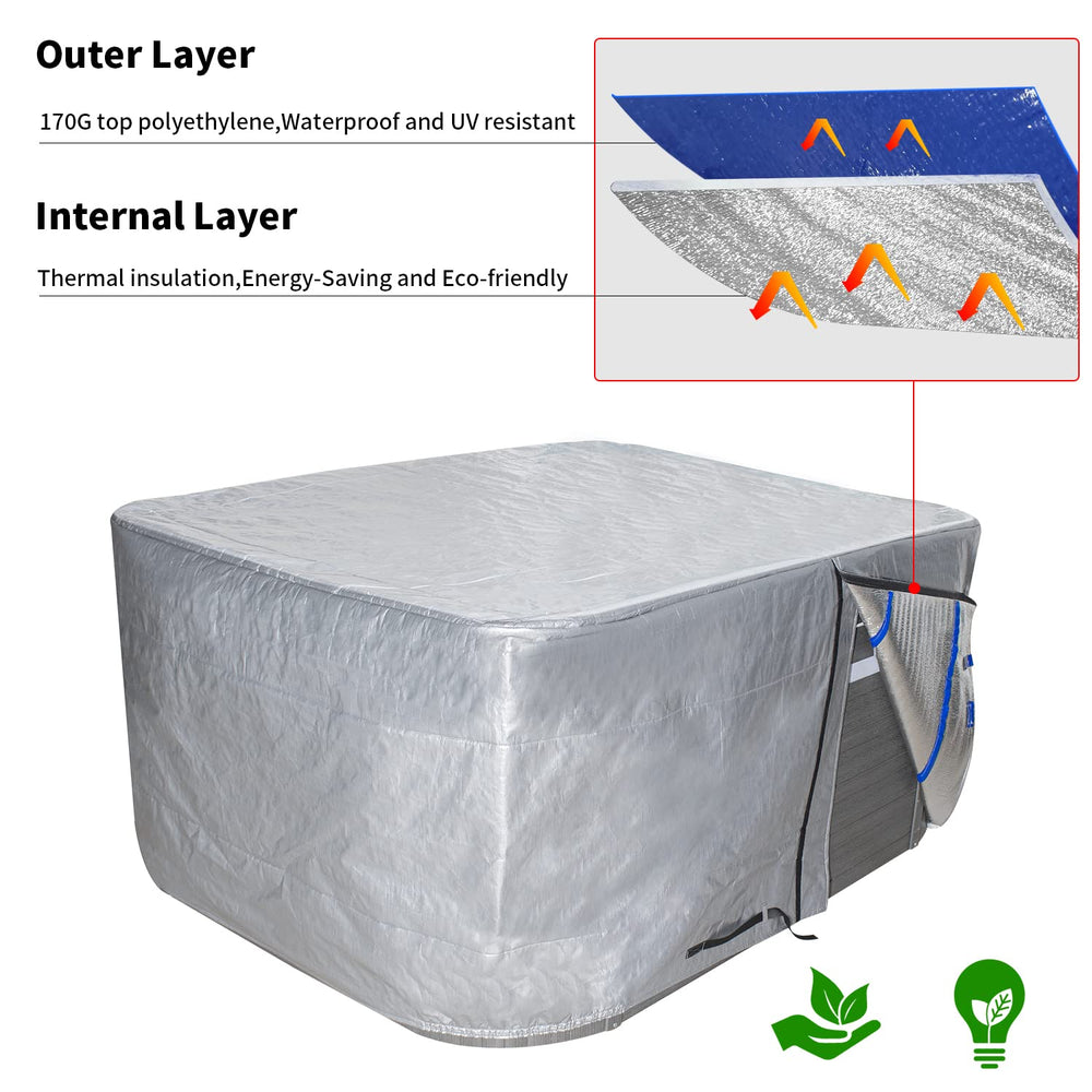 UCEDER wind belt with stainless D-lockers for secure weather resistance