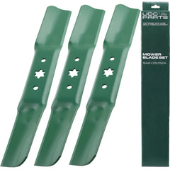 UDC Parts blade front view showing full 17-1/4 inch profile and durable steel.