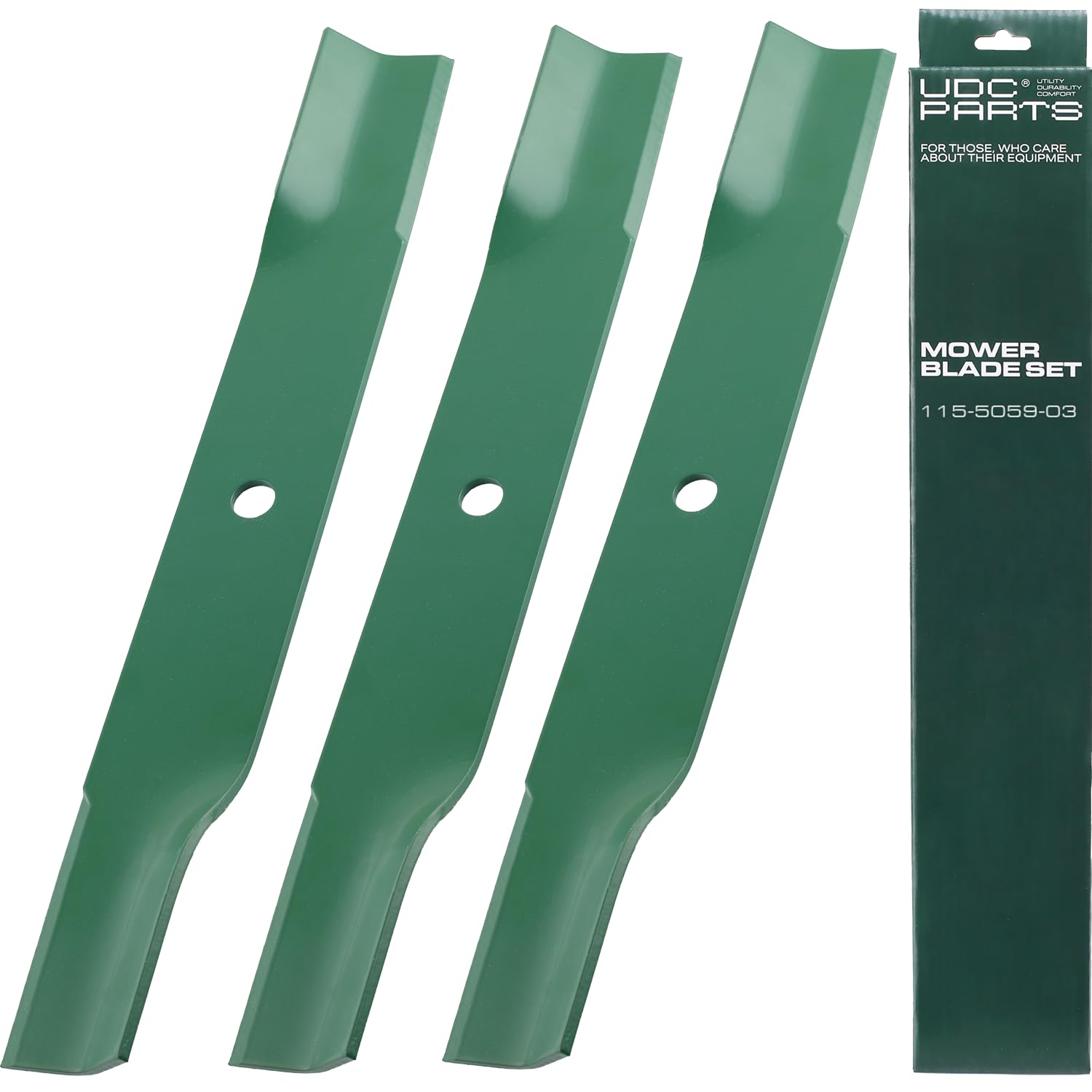 UDC Parts blade front profile showing full length and fitment benefit