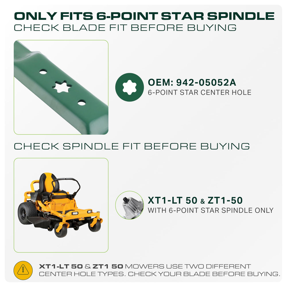 UDC Parts detailed 6-point star center hole view ensuring correct star-mount fit.