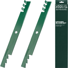 UDC Parts front packaging showing Husqvarna 532403107 blade and clear compatibility