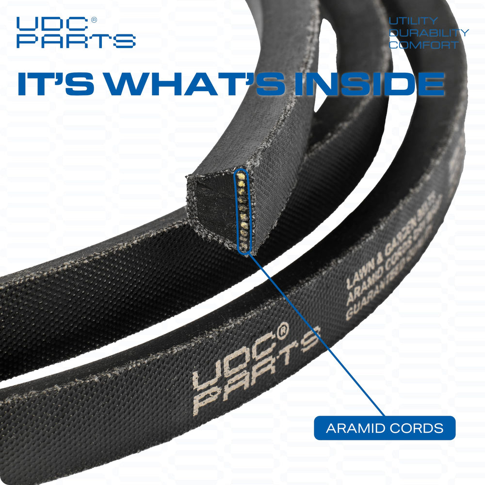 UDC Parts belt in use during snow clearing showing reliable, efficient performance