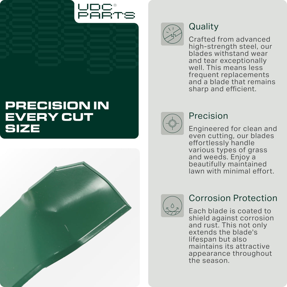 UDC Parts steel surface grain detail indicating durable construction