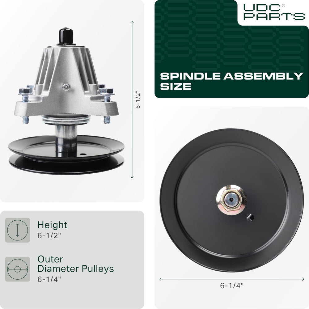 UDC Parts close-up of spindle detail highlighting durable machining benefits