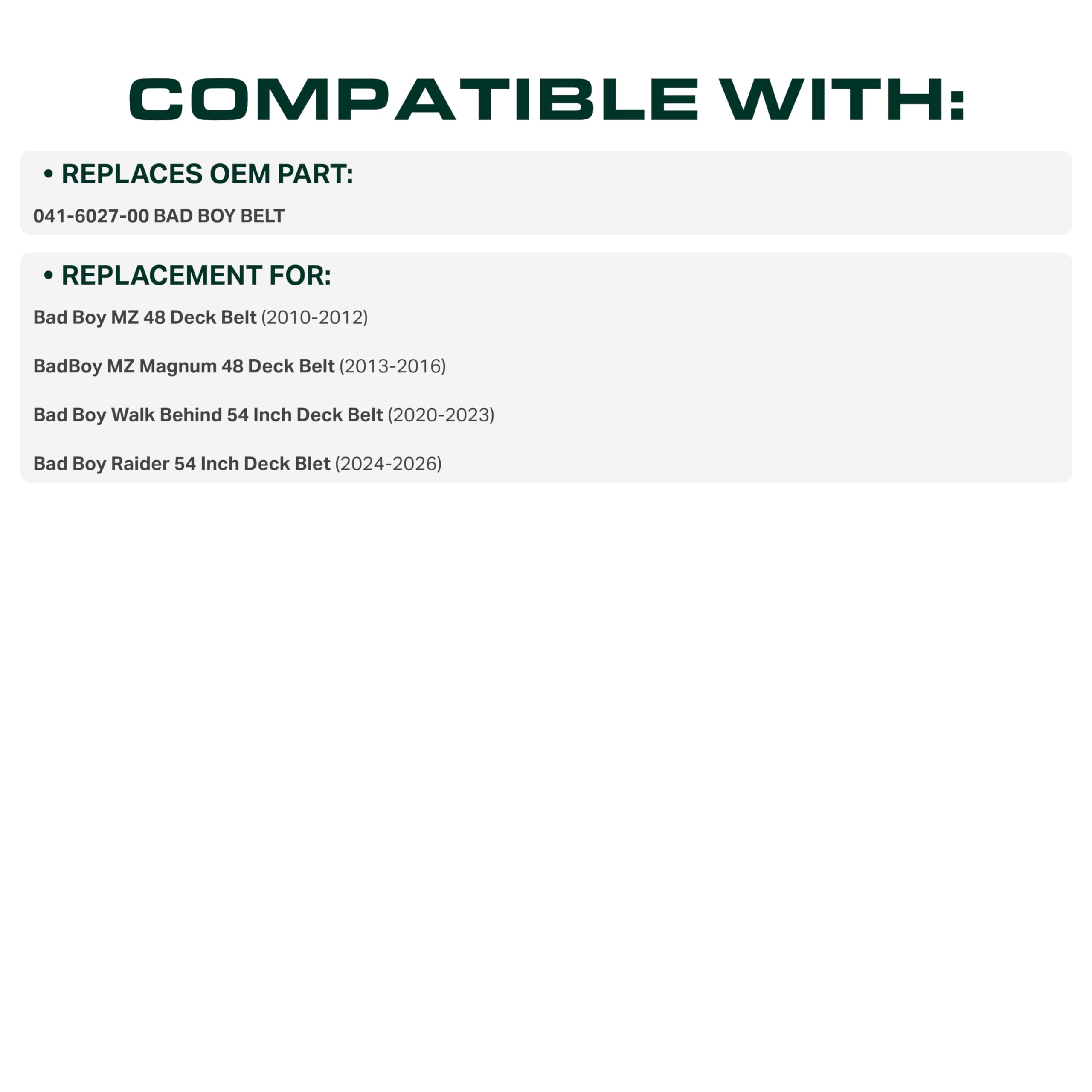 UDC Mower Belts cross-section of aramid cords highlighting high strength