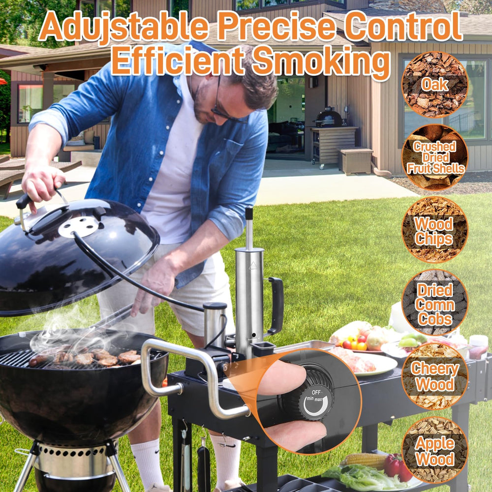 Ueiticsk on patio with grilled food showing versatile outdoor use