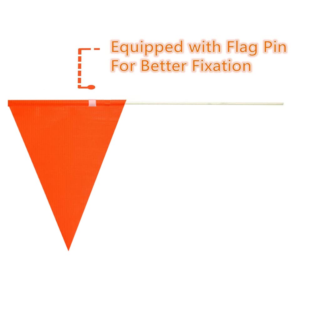 Uelfbaby close-up of bright orange polyester flag fabric showing durability