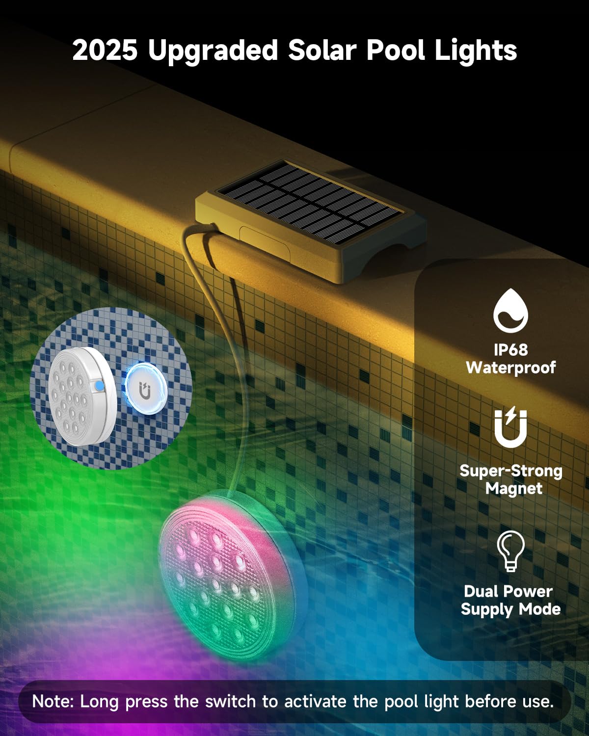 Ueyake solar panel close-up highlighting efficient monocrystalline charging