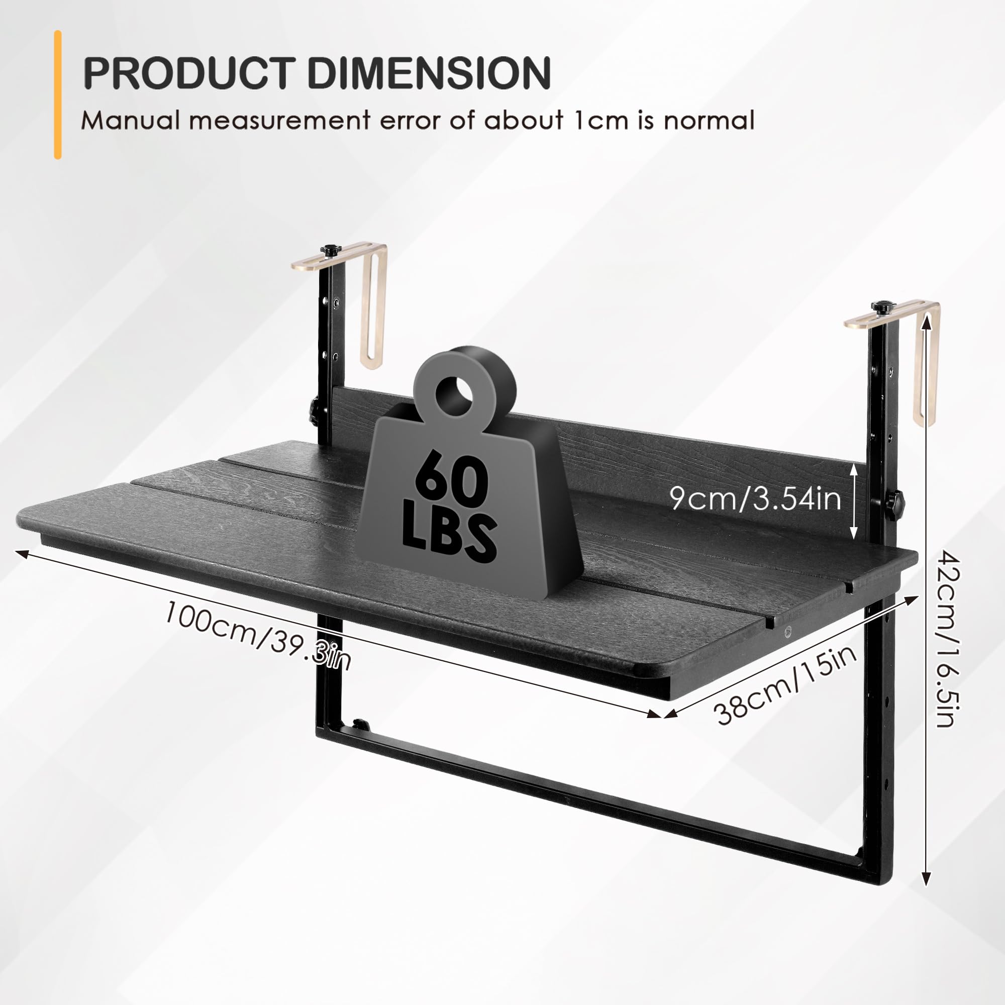 UFavo Home clamp mechanism detail showing secure railing attachment benefit