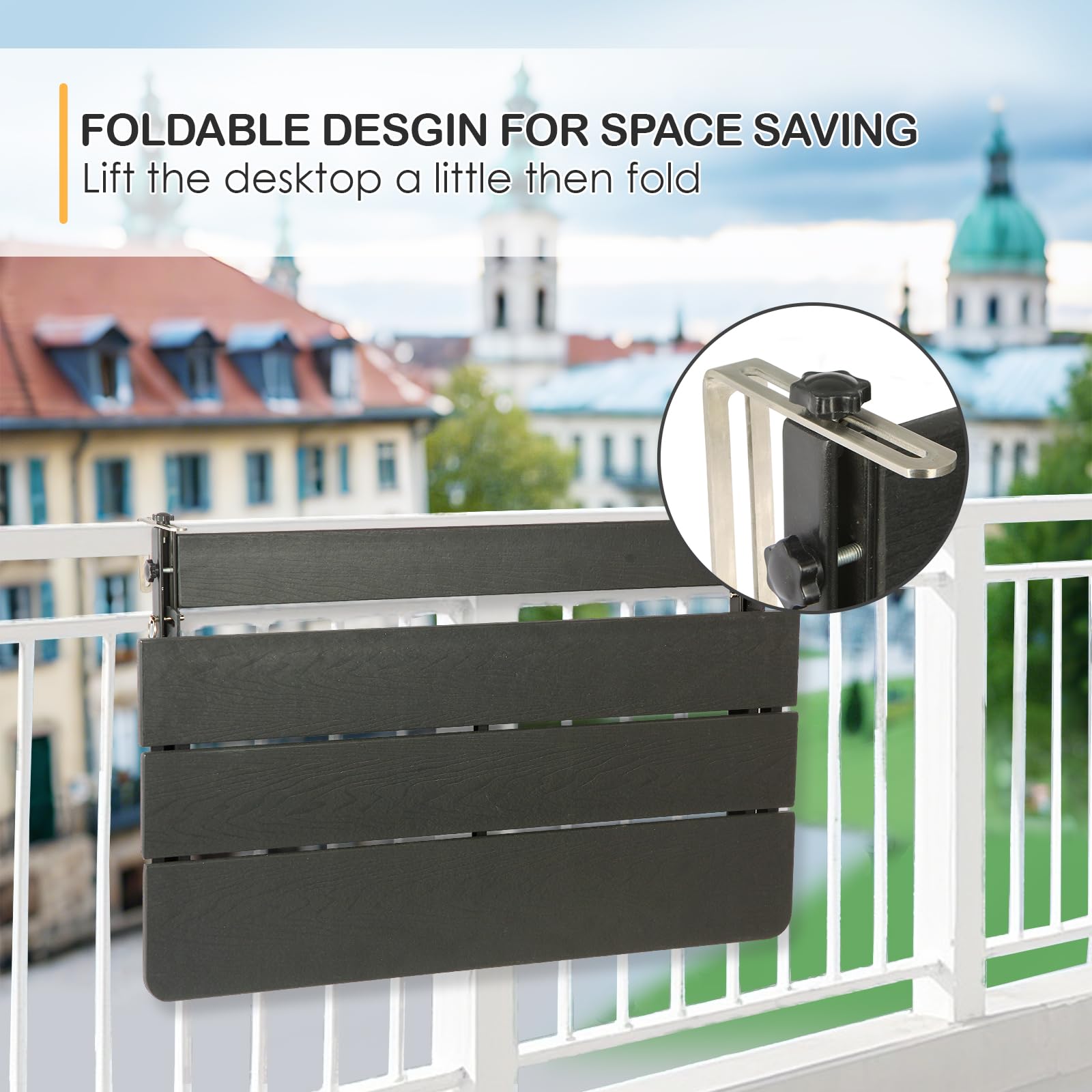 UFavo Home height adjustment knob close-up showing six position versatility