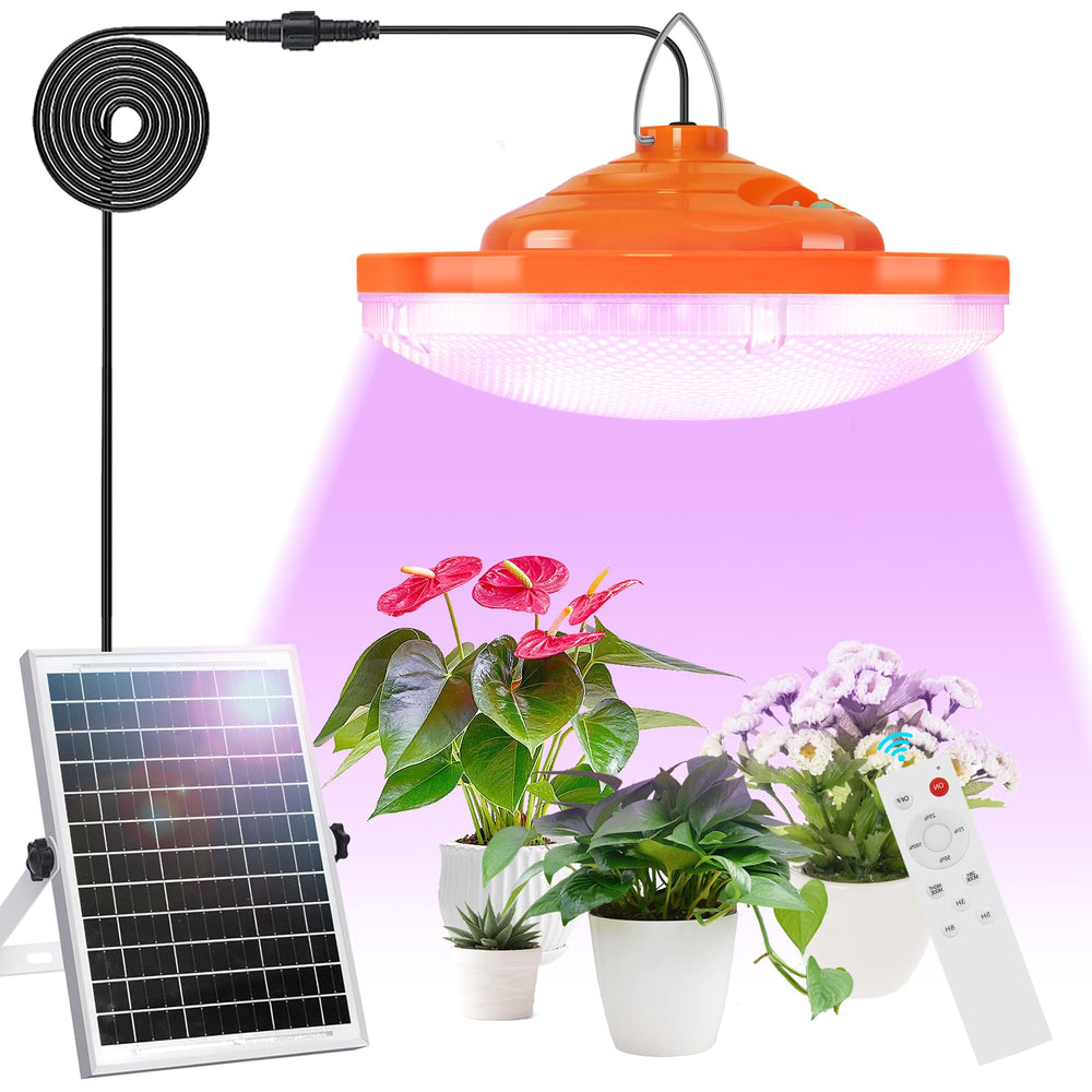 Ufelizor front LED panel showing full-spectrum lighting for healthy plants